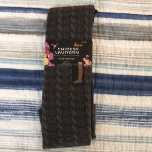 NWT Chinese Laundry Over the Knee Socks